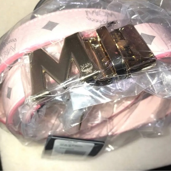 BNWT, MCM “Powder Pink” Belt - Picture 3 of 7